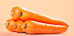 Close up of carrots