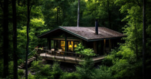 A cottage in the forest. Embracing The Wild: How A Forest Escape Can Reset Your Mind